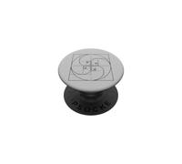 Ratio d'or Spirale Sequence Fibonacci PopSockets PopGrip Adhésif
