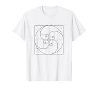 Ratio d'or Spirale Sequence Fibonacci T-Shirt