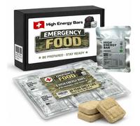 Ration de Survie 3420 kcal-Pack Barres Énergétiques Kit d'urgence 72h,Camping Randonnée,conservation 20 ans-Bushcraft-Prêt à Manger
