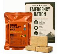 Ration de survie-Multi Vitamines-Longue conservation-20 ans,Barre énergétique,Kit urgence,Camping randonnée,Bushcraft-Prêt à Manger