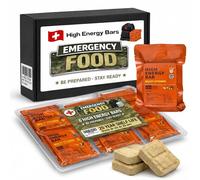 Ration de Survie Multi-Vitamines - Pack 6 sachets × 125 g - 3 684 kcal - 10 vitamines & minéraux - Conservation 20 ans - Urgence, randonnée, préparation