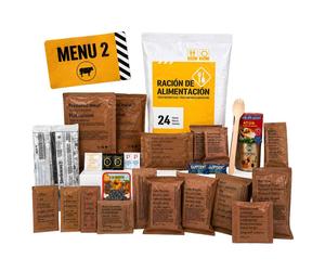 Ration OTAN MRE autochauffante 24H - Menu 2 - 3600 Kcal