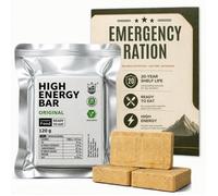 Ration survie-Barre énergétique-Longue conservation-20 ans,Kit urgence,Camping randonnée,Bushcraft-Prêt à Manger Sans Préparation