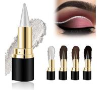 Rationalu Gel Eyeliner, Rational Eye Stick, Rational Gel Eyeliner, Rationalu Us Eyeliner, Black Gel Eyeliner Pencil Set, Natural Black Eyeliner Cream Waterproof Smudge Proof Liquid Eyeliner Pen(Silver
