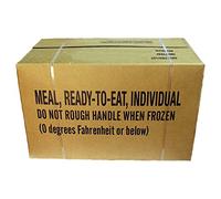 Rations alimentaires de l'armée américaine MRE Rations de combat Boîte A ou B, Case A INSP 2019