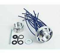 Ratioparts 6-707 OCTO Brosse de nettoyage pour mauvaises herbes Bleu 200 mm Diamètre alésage 25,4 mm 8 fils