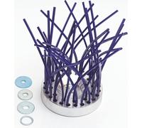 Ratioparts brosse à herbes sauvages 25,4 mm Ø-boring 18 fils pour débroussailleuse OCTO Pro , bleu