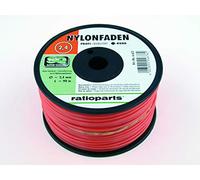Ratioparts Copolymer Fil de Tondeuse Rond en Nylon 2,4 mm 360 m, Bobine Debroussailleuse