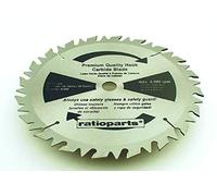 Ratioparts Couteau à débroussailleuse en carbure 20 Dents Diamètre 250 mm Diamètre 25,4 mm Épaisseur 1,8/2,8 mm Noir