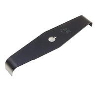 Ratioparts Couteau à mulcher 2 Dents diamètre extérieur 300 mm alésage 20 mm épaisseur 3 mm Noir