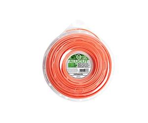 Ratioparts Fil de Nylon 2,0 mm en Aluminium Cousu 130 m