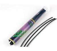 Ratioparts Fil Nylon 3,5 mm 25 pièces a 26 cm de Fil de Tondeuse 4 pans Noir