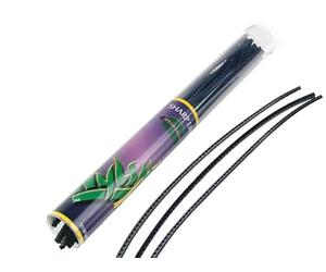 Ratioparts Lot de 15 Fils en Nylon Nylsaw 6183 4,5 mm - 26 cm - 4 pans dentés - Noir