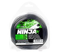 Ratioparts Ninja Copolymer Fil de Coupe Rond en Nylon pour débroussailleuse 2,0 mm x 122 m