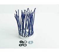 Ratioparts OCTO Pro Brosse à herbes sauvages 25,4 mm de diamètre, 18 fils, pour débroussailleuse, bleue