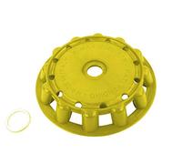Ratioparts - Tête de Ligne PF 2-12 - Filetage en Plastique - Diamètre 4 mm - Rouge