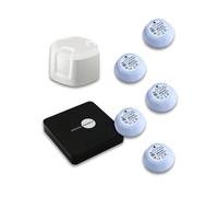 Ratiotec Connect Kit de capteurs de température complet, système complet de surveillance de la température, 5 capteurs de température avec boîte Connect 2 et répéteur, conforme HACCP, pour chaîne de