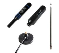 RaTLSnake M6 v2 - Ensemble Premium à 3 Antennes pour NESDR, RTL-SDR, HackRF et Autres Radios Définies par Logiciel. Ensemble d'Antenne à Fouet Magnétique pour Radios avec Connecteurs SMA de 50 ohms