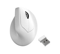 Ratón Keychron M5 Inalámbrico Vertical 30000 DPI PixArt 3950 Blanco Scroll Lateral