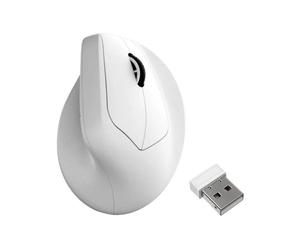 Ratón Keychron M5 Inalámbrico Vertical 30000 DPI PixArt 3950 Blanco Scroll Lateral