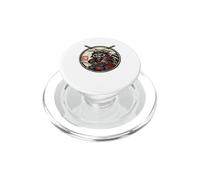 Raton Laveur Chemise Esprit de méditation Moine Zen PopSockets PopGrip pour MagSafe