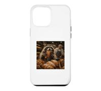 Raton Laveur Croissant Boulangerie Amoureux des Animaux Coque pour iPhone 12 Pro Max