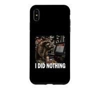 Raton Laveur Croissant Boulangerie Amoureux I Did Nothing Coque pour iPhone XS Max