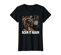 Raton Laveur Croissant Boulangerie Amoureux Scan It Again T-Shirt Graphique avec Valeur