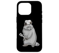 Raton laveur Cuisiner Toque de chef Cuire Coque pour iPhone 16 Pro