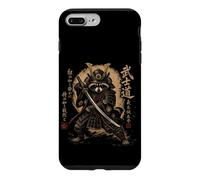 Raton Laveur de samouraï féroce avec épée et Armure Coque pour iPhone 7 Plus/8 Plus