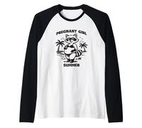 Raton Laveur d'été Assorti pour Fille Enceinte Manche Raglan