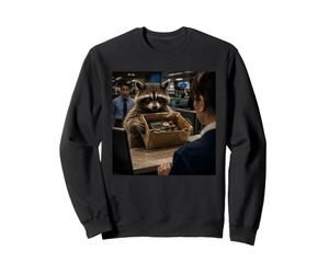 Raton Laveur Douane Aéroport Amoureux des Animaux drôle Sweatshirt