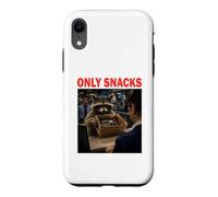 Raton Laveur Douane Only Snacks Amoureux des Animaux drôle Coque pour iPhone XR