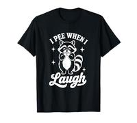 Raton Laveur drôle, Je Fais Pipi Quand Je RIS, rétro T-Shirt