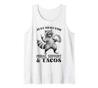 Raton Laveur drôle Juste Ici pour Le Soutien Moral et Les Débardeur