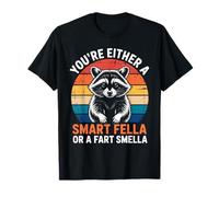 Raton Laveur Drôle Smart Fella ou Fart Smella Blague Cadeau T-Shirt