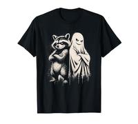 Raton Laveur et fantôme Effrayant Halloween Enfants garçons T-Shirt