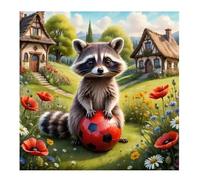 Raton Laveur Footballeur Puzzle 1000 Pièces Adultes, 65x65cm DIY Puzzle Impossible Jeu de Création et Logique, Puzzles Classiques pour Adultes et Enfants de 12 Ans et Plus