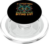Raton Laveur If I Ever Get Rabies, You're High on My BITIN' List PopSockets PopGrip pour MagSafe