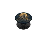 Raton Laveur Pleine Lune forêt Faune Nature Amoureux PopSockets PopGrip Adhésif