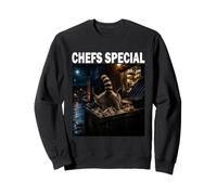 Raton Laveur Poubelle Amoureux des Animaux Chefs Special Sweatshirt