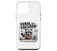 Raton Laveur Sauvage mais concentré, drôle et profs de la rentrée Scolaire Coque pour iPhone 12 Mini