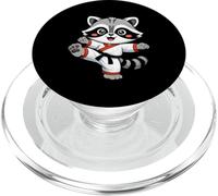 Raton Laveur Taekwondo Kick Dobok Arts Martiaux PopSockets PopGrip pour MagSafe