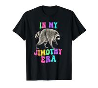 Raton Laveur Viral à Mon époque Jimothy drôle T-Shirt Graphique avec Valeur, Homme, Noir, L
