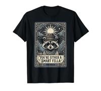 Raton Laveur, Vous êtes Soit Un Type Intelligent, Soit Vous Avez Une Odeur de Pet T-Shirt Graphique avec Valeur, Homme, Noir, M