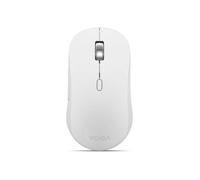 Lenovo Souris Bluetooth Yoga silencieuse sans fil ergonomique ambidextre 6 boutons Seashell