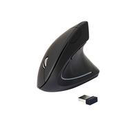 RATON Q-CONNECT OPTIQUE SANS FIL ERGONOMIQUE VERTICALE PILES AAA NOIR
