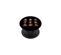 Ratons laveurs en Costumes d'halloween Mignon Saison effrayante PopSockets PopGrip Adhésif