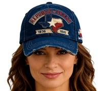 Ratpzou Casquette Baseball - Vintage Brodée Commémorative,Casquette Trucker 1836-1845 | pour Maison, Vacances, Événements, Randonnée, Camping, Plage