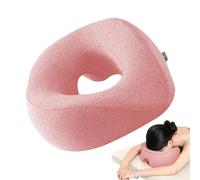 Ratpzou Oreiller De Massage Visage Le Bas | Mousse Mémoire Housse Amovible Soutien Tête | Coussin Visage pour Dormir sur le Ventre | Convient au Perçage d'Oreille Récupération BBL Sieste Bureau